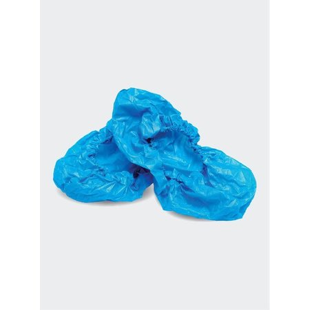 UMBO Shoe Covers, Non Skid, Polyethylene, Large -Blue, 300/CS, 300PK H224-L-B